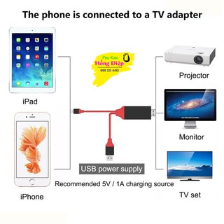 Cáp HDMI Cho Iphone và Android (MHL HDMI TO Lightning , Micro Usb)