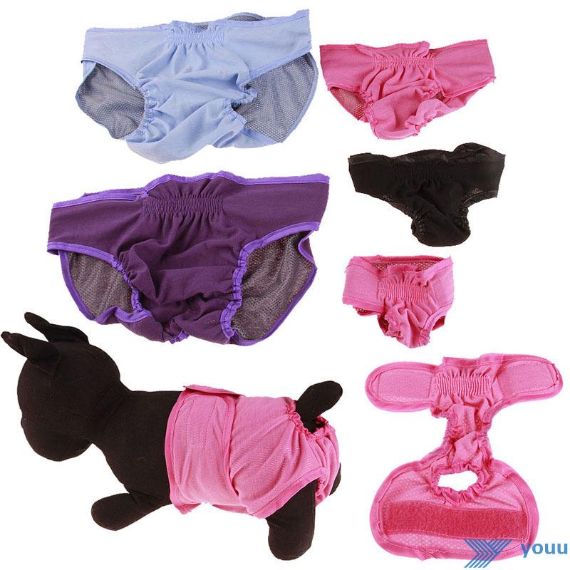 〖YOU❤〗 Comfortable Pet Dog Panties Strap Sanitary Underwear Diapers Physiological Pants Clothing