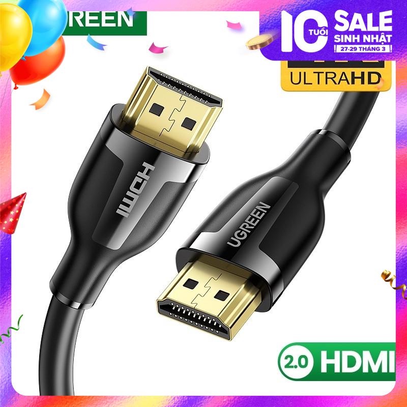 Dây cáp HDMI 2.0 UGREEN ED030 độ phân giải 4K@60Hz dài từ 1-2M