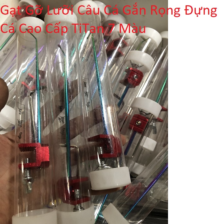 Gạt Gỡ Lưỡi Câu Cá Gắn Rọng Đựng Cá Cao Cấp TiTan 7 Màu