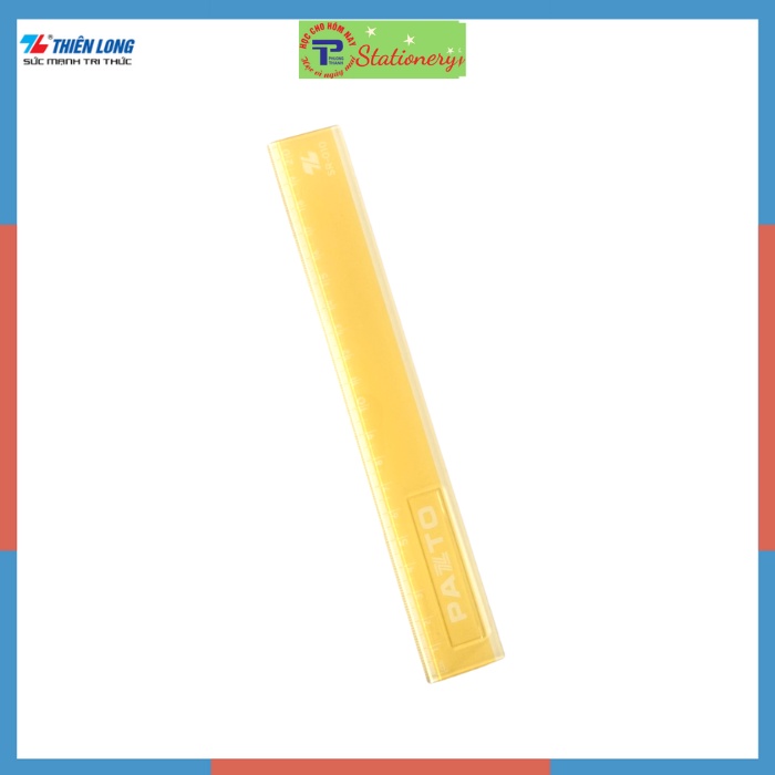 Thước nhựa thẳng màu Pastel dài 20 cm Thiên Long Pazto SR-010 - Màu ngẫu nhiên