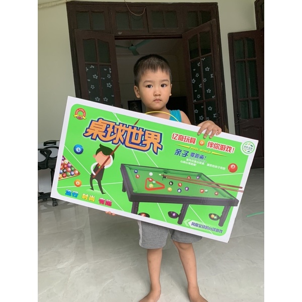Bộ bi-a size lớn dành cho 2 người. Bi-a size lớn cho bé !!!