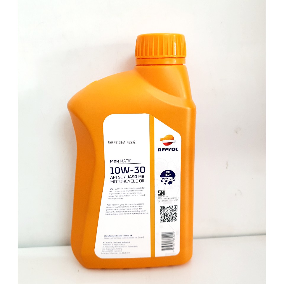 Dầu nhớt xe tay ga cao cấp Repsol MXR Matic 800ML. Made in Indonesia