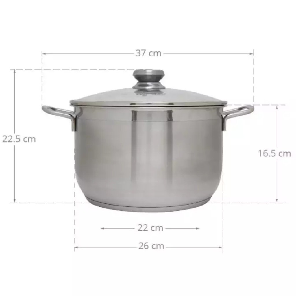 Nồi luộc gà inox 430 bếp từ 3 đáy Fivestar Standard 26cm nắp kính.tặng 2 vá canh inox