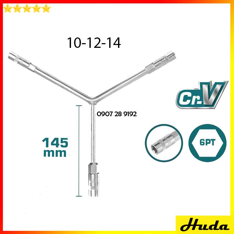 Tay vặn chữ Y 8-10-12 và 10-12-14 dài 145mm Total Ingco 1234