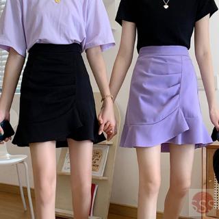 Chân Váy Đuôi Cá Dáng Chữ A Xếp Nếp Xinh Xắn Trẻ Trung Cho Bạn Gái