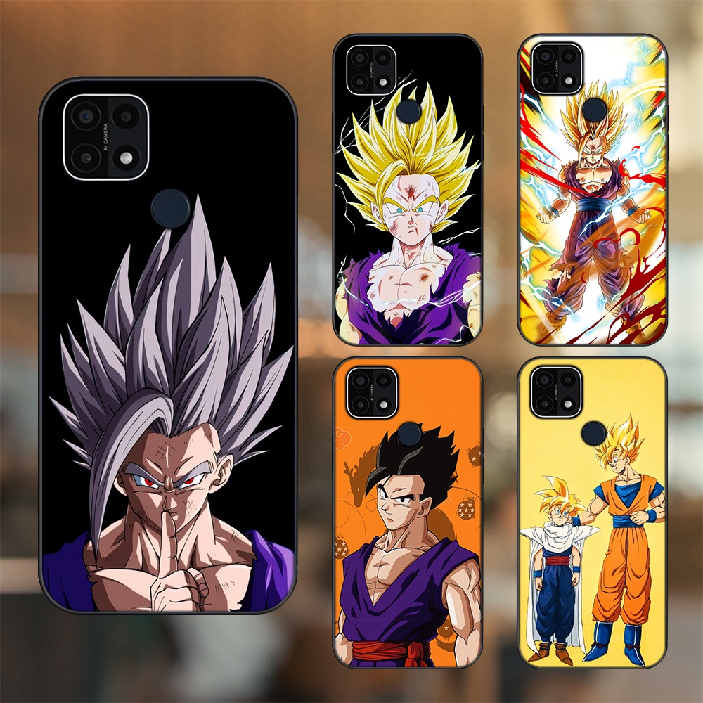 Ốp lưng Oppo A15, A15s viền đen in hình Gohan Dragon Ball