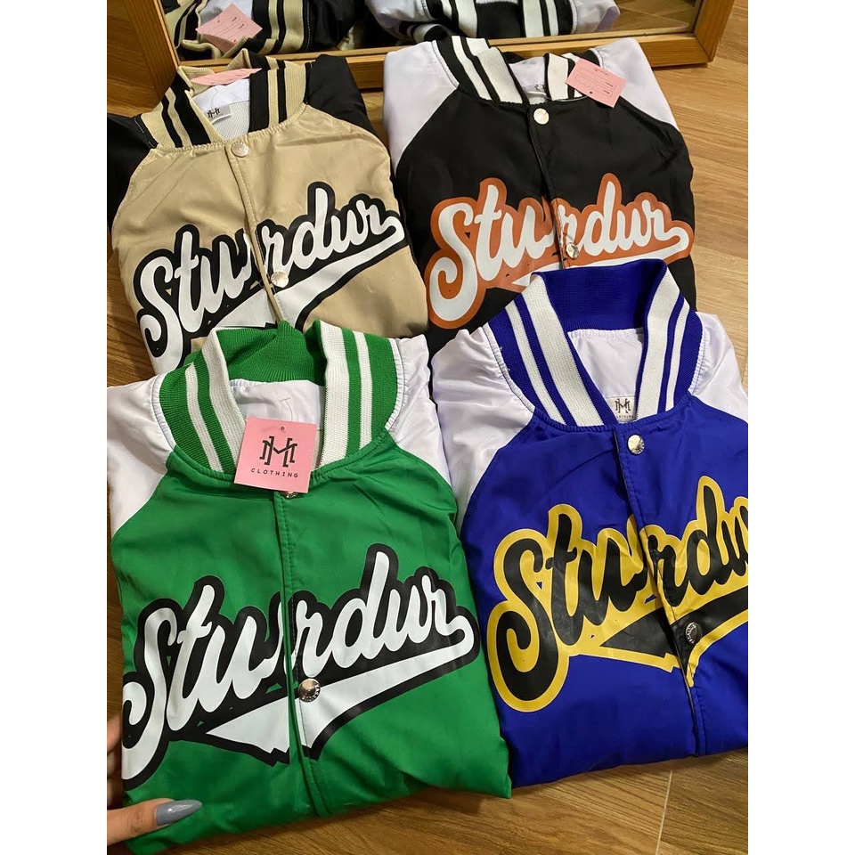 HÀNG SẴN - Varsity Jacket xuân hè - Áo khoác bóng chày - Dù 2 lớp - Unisex cả nam lẫn nữ - The Mei