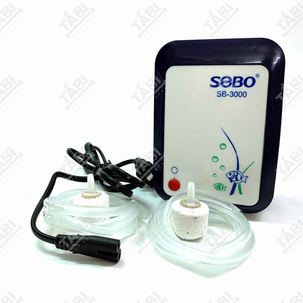 Máy Sủi Khí Oxy Tích Điện SB3000, SB4000 - Máy Sục Khí Oxi Tích Điện SOBO [SỦI TÍCH ĐIỆN SOBO]