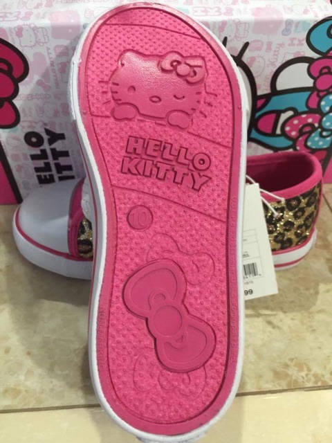 Giày thể thao baby nữ hello kitty 100% hàng Mỹ xách tay