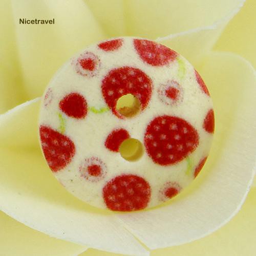 Bộ 100 cúc áo gỗ 2 lỗ nhiều màu sắc