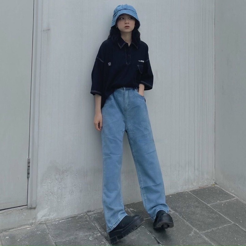 Áo Polo Tay Lỡ ZORO Form Rộng May Chỉ Nổi Vải Chân Cua Dày Dặn Phong Cách Hàn Quốc Unisex
