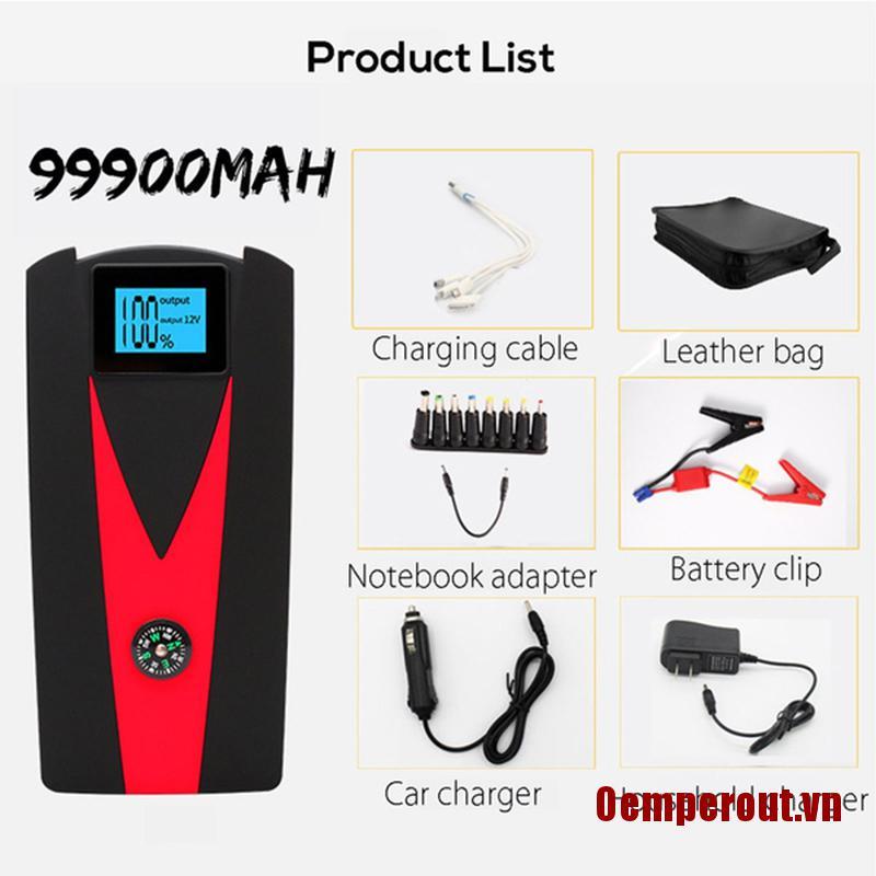 Sạc Dự Phòng 99900mah 12v Cho Xe Hơi