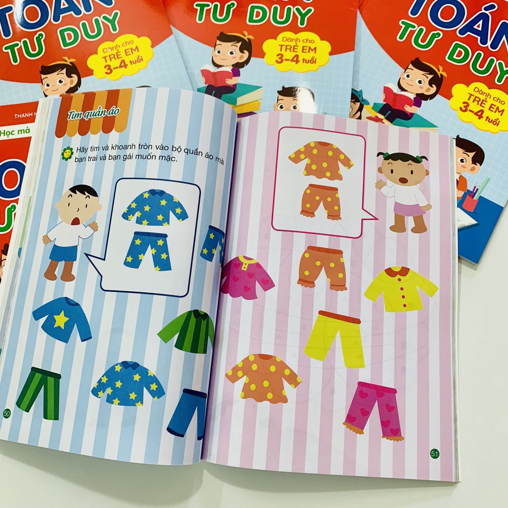 Toán Tư Duy Cho Trẻ Em 3 - 4 Tuổi