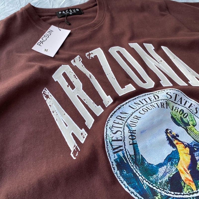 Áo thun Arizona nâu cacao