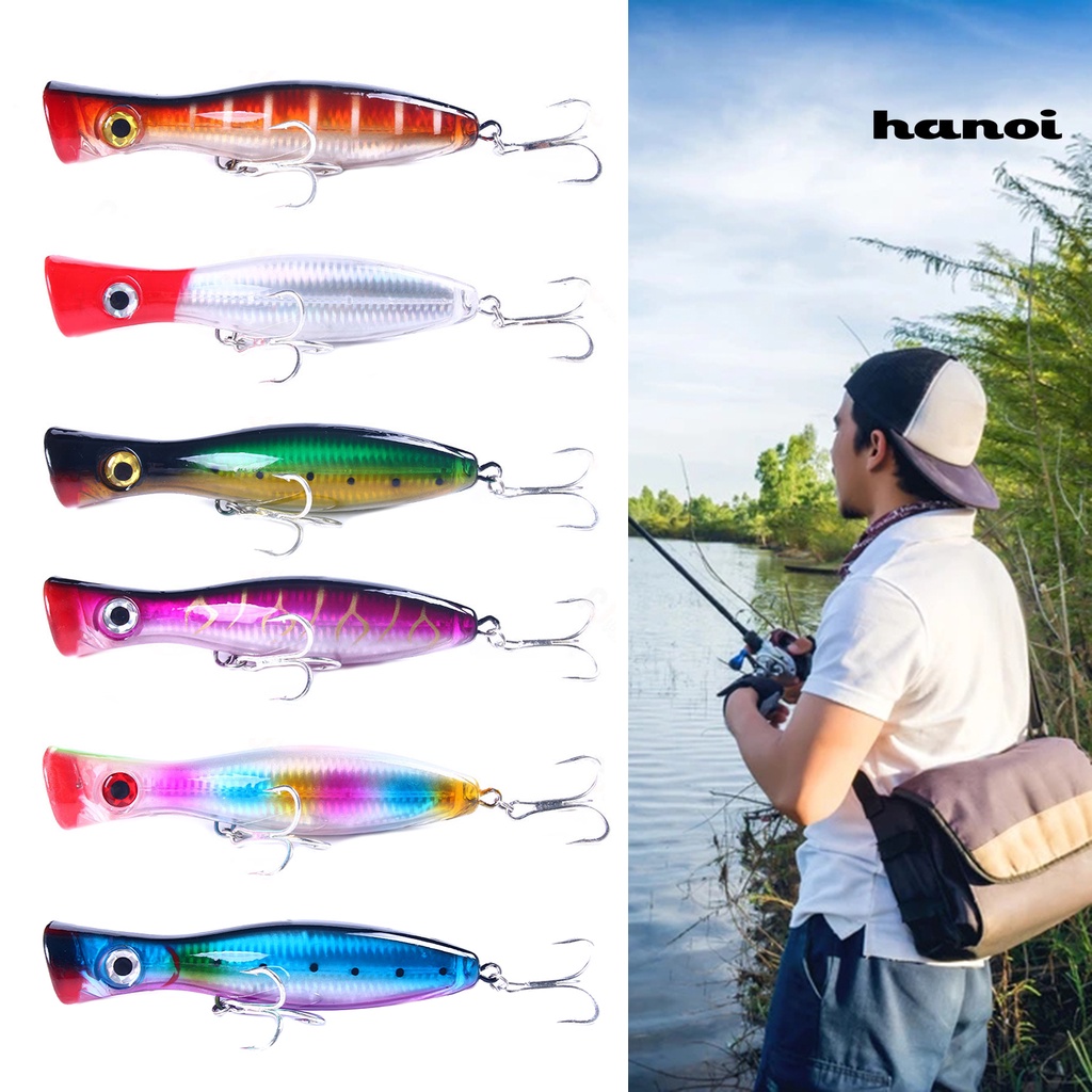 Mồi câu cá giả 3D nhiều màu sắc 83g 17cm có móc câu tiện dụng