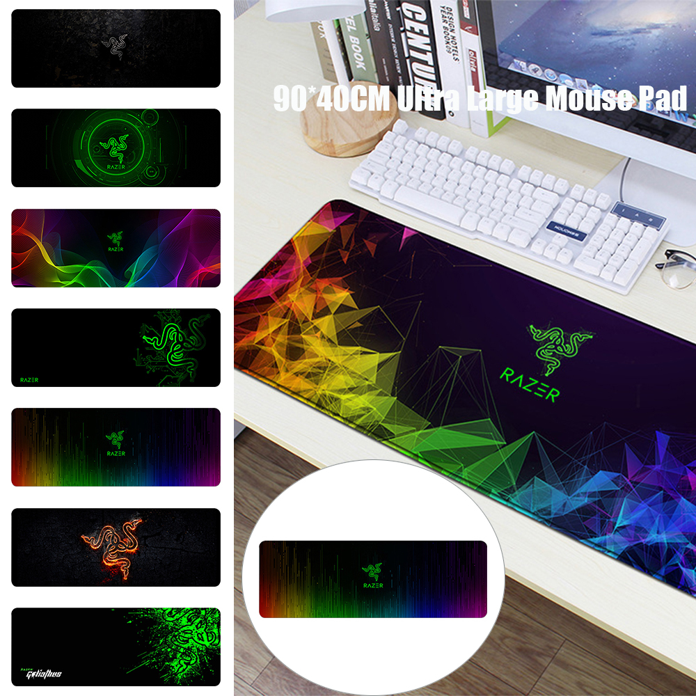 90*40CM Ultra Large Mouse Pad Gaming Mouse Pad Non-slip Utra-smooth Office Desk Mat Mouse Mat Soft Skin-friendly Extension Keyboard Mouse Pad