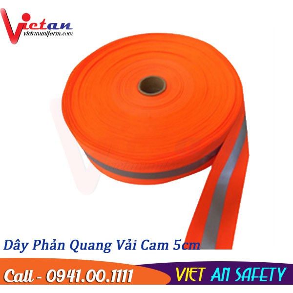 Cuộn Dây Ruy Băng Phản Quang Cảnh Báo An Toàn - Công ty TNHH SX TM May Việt An