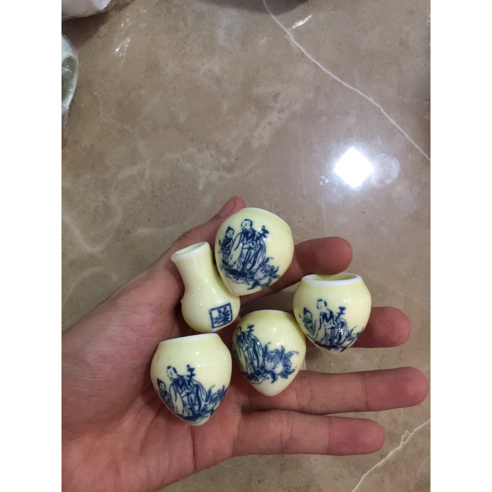 Cóng chim khuyên rẻ, đẹp, bộ gồm 5 món đã gắn tai