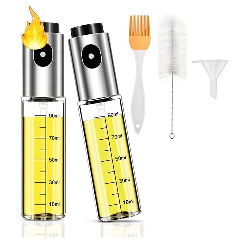 Set 2 bình xịt dầu olive/nước sốt cho nồi chiên không dầu/nấu ăn