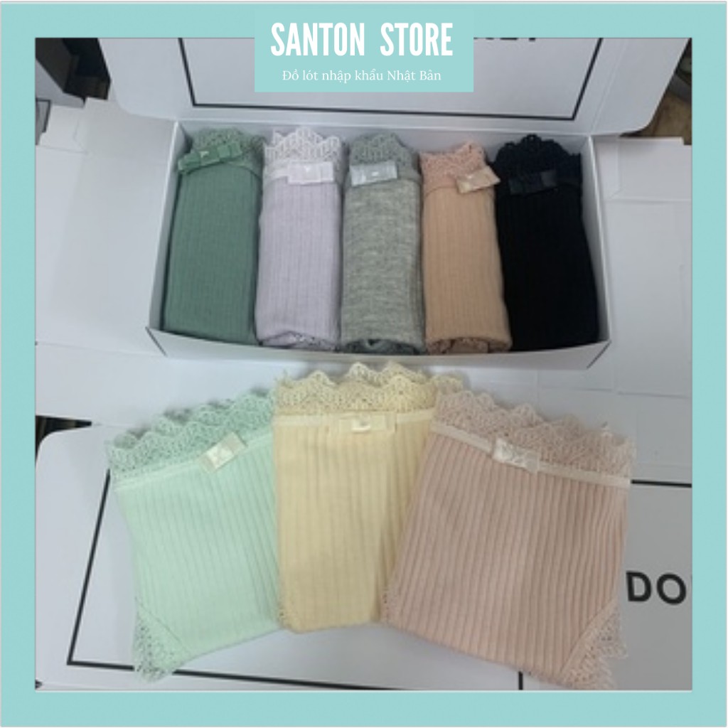 Quần lót nữ cotton kháng khuẩn,đồ lót nữ sexy hoạ tiết viền ren điệu đà ST1 | BigBuy360 - bigbuy360.vn