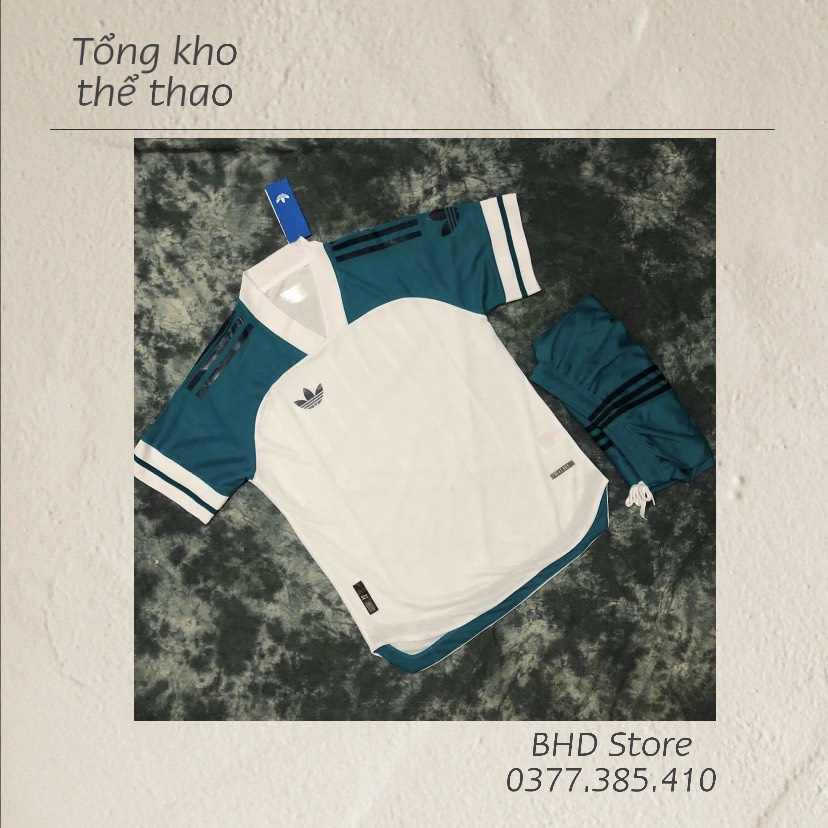 Áo bóng đá 🔥 Bộ Ba Lá ADIDAS phối màu - Cam kết Y Hình - Hàng xịn, Set thể thao đẹp năm 2021