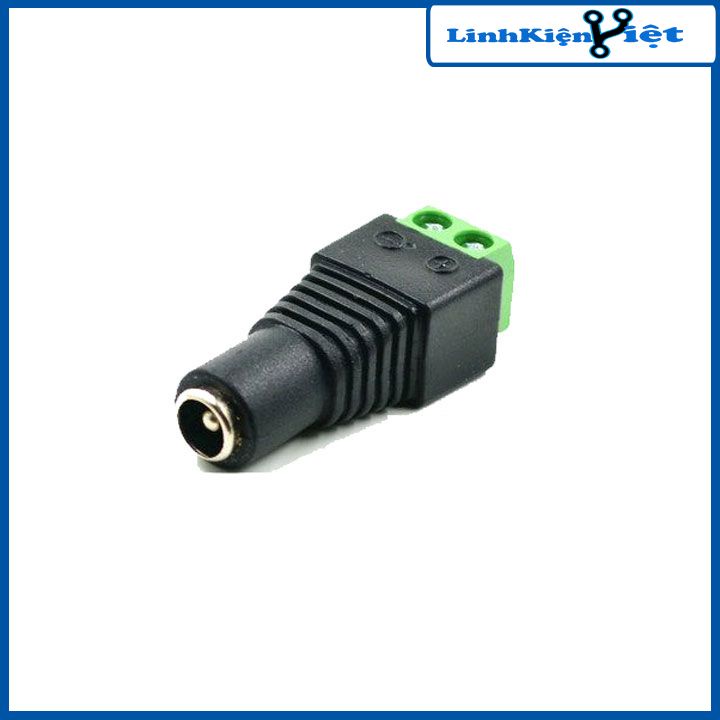 Combo Bơm Mini 12V Trắng Bãi+Adapter 12V-2A+Jack Nối Nguồn Cái