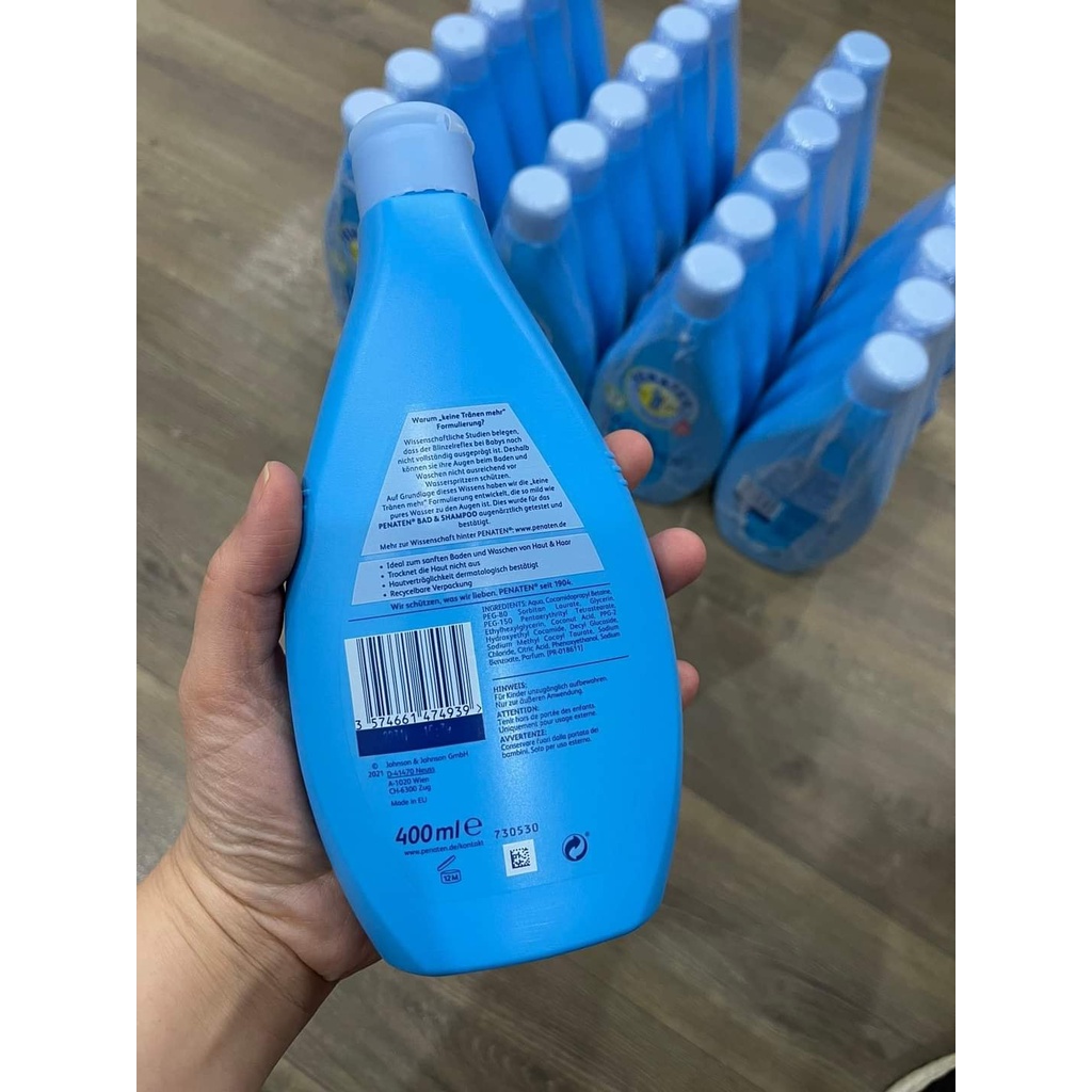 Sữa tắm gội Penaten chống cảm cúm cho bé 400ml - Đức (MẪU MỚI)
