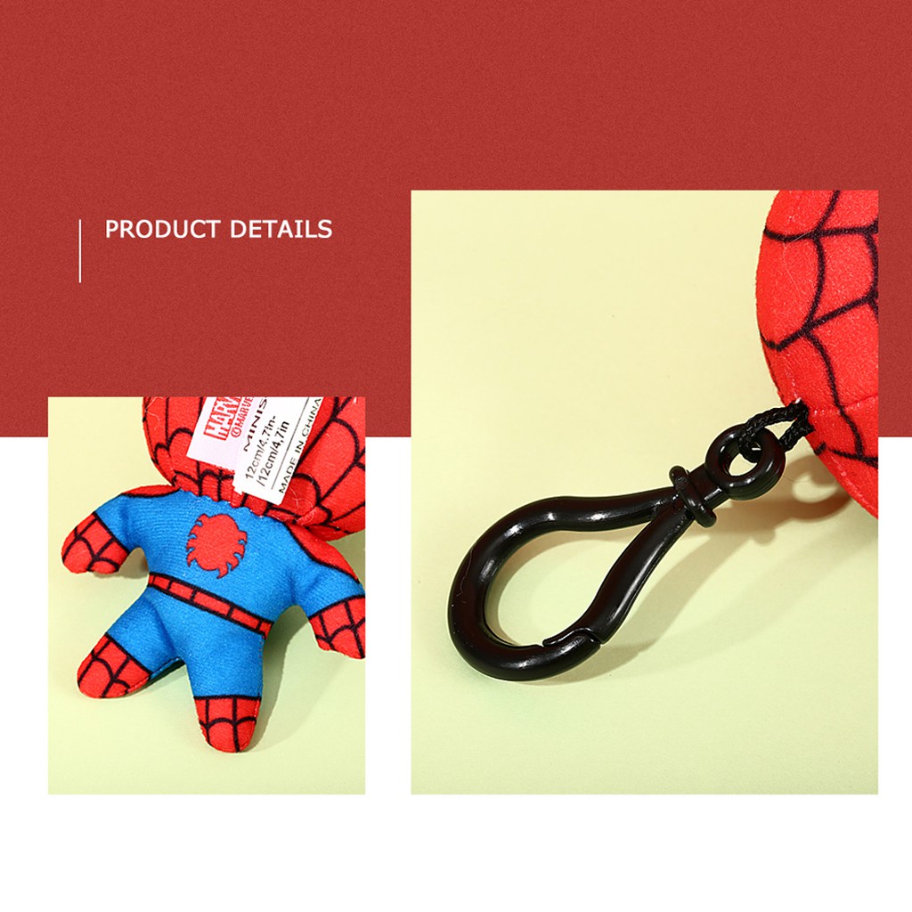 [Mã LIFEHL244 giảm 15% đơn 250K] Móc khóa Miniso hình Spider-man Marvel (Đỏ) - Hàng chính hãng