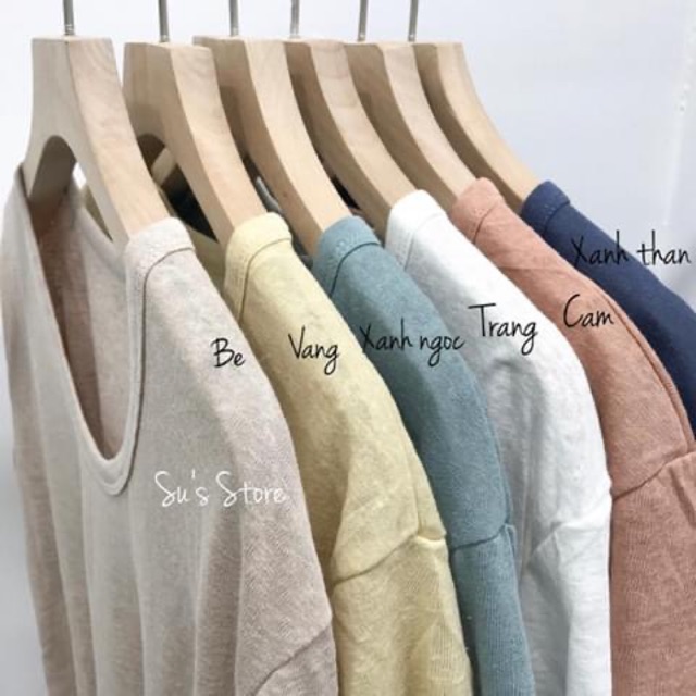 Áo thun giấy trơn basic - hàng QC kèm ảnh thật