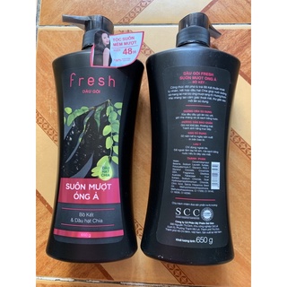 dầu gội bồ kết fresh 650g(khách mua ghi chú lấy màu)