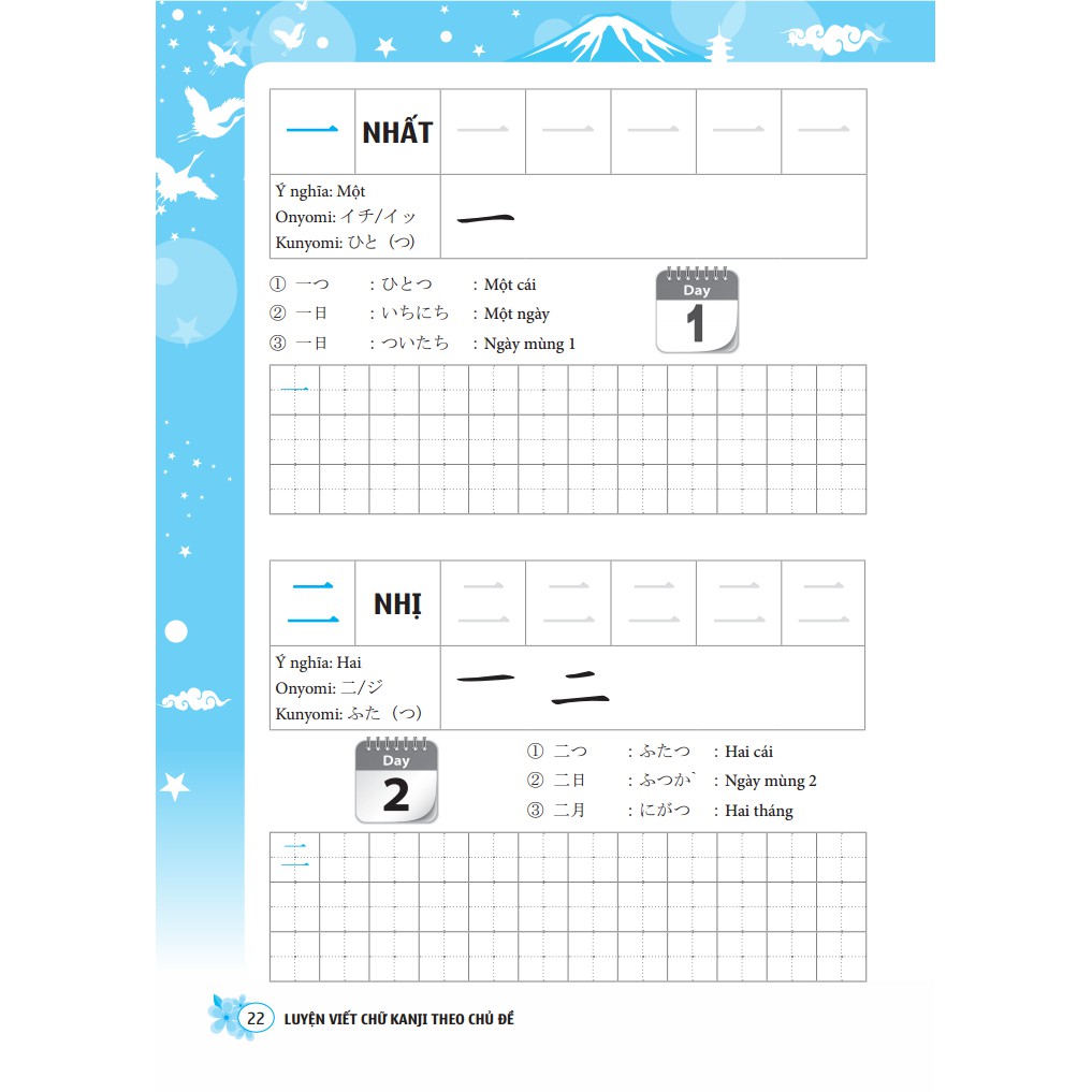 Sách - Luyện viết chữ KANJI theo chủ đề (để kỳ thi tiếng Nhật trở nên đơn giản)