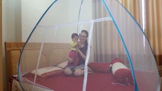 Mùng Chụp Tự Bung 1m8 x 2m