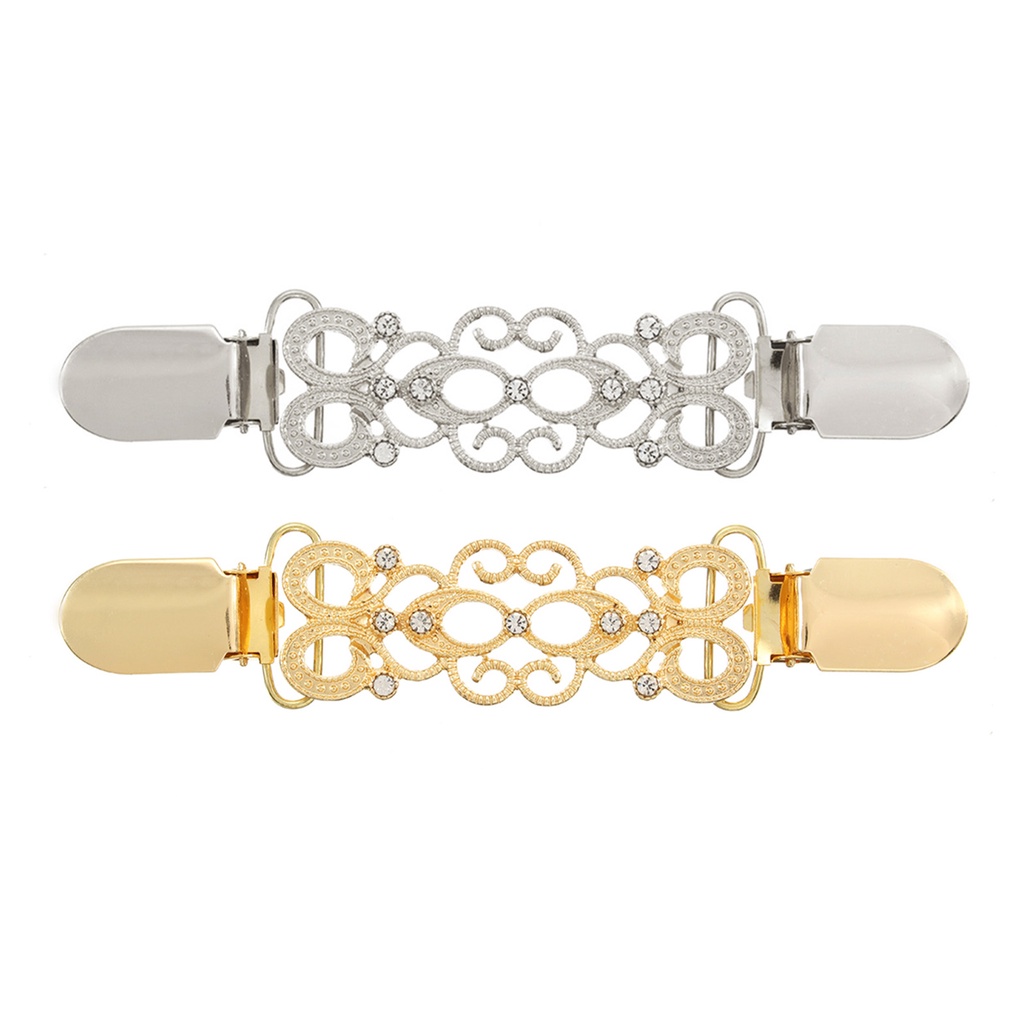 Kẹp cài áo ZANZEA bằng hợp kim màu vàng/ bạc thời trang dành cho nữ