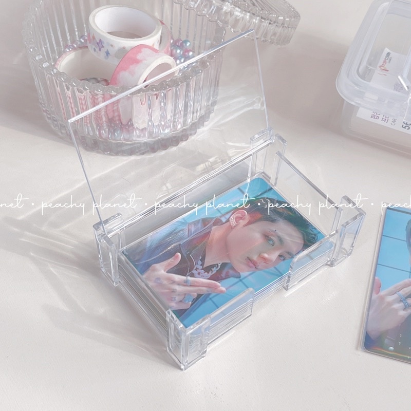 Dundun Box hộp đựng card trong suốt