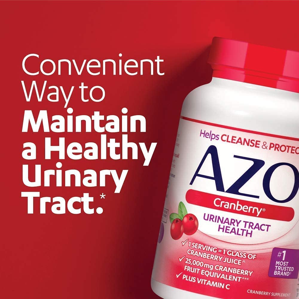Che tên -  Viên uống đường tiết niệu AZO Cranberry Urinary Tract Health 100 viên mỗi ngày dùng 2 viên của Mỹ