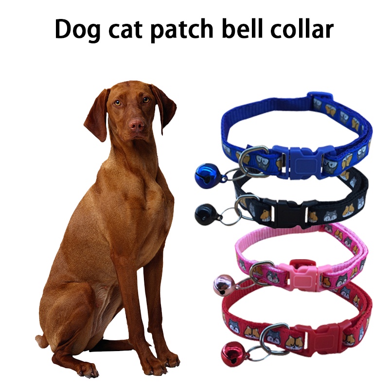 Vòng đeo cổ họa tiết hoạt hình bằng polyester nhẹ có thể điều chỉnh tiện dụng cho thú cưng