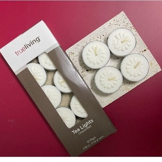 Nến Tealight Trueliving, nến trang trí hoa mai đốt đèn xông tinh dầu tiện ích - 10v viên/hộp