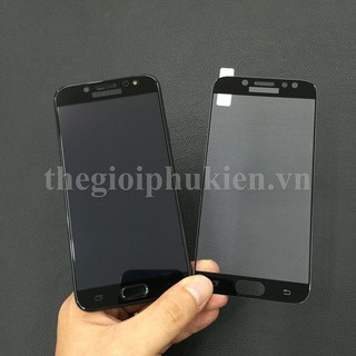 Dán kính 5D cường lực full màn hình SamSung Galaxy J7 Plus phủ màu
