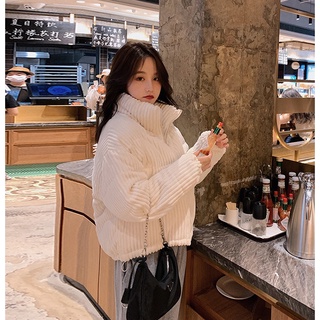 Áo Khoác Phao Béo 4 MÀU [hàng sẵn] AO PHAO NHUNG dày ấm đại hàn cho nữ dáng rộng hàng QC