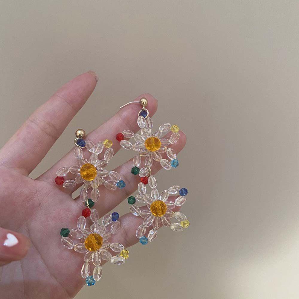 Bông Tai Dáng Dài Màu Kẹo Ngọt Phong Cách Hàn Quốc Thời Trang Cho Nữ