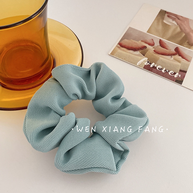 Dây buộc tóc màu sắc ngọt ngào phong cách Hàn Quốc