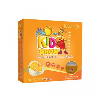 Nước yến Nunest kids cho trẻ em lốc 6 lọ x 70ml vị cam