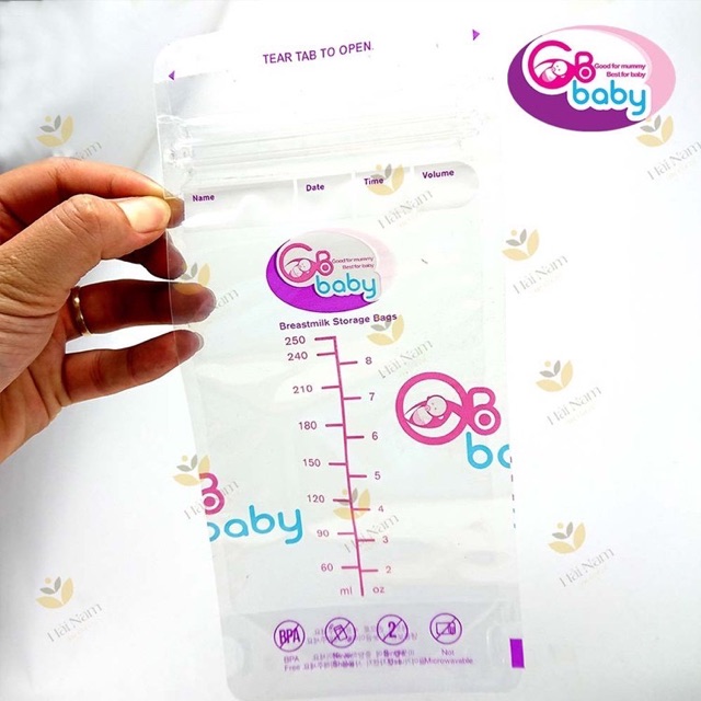 Hộp 50 túi trữ sữa GB Baby (Hàn Quốc)