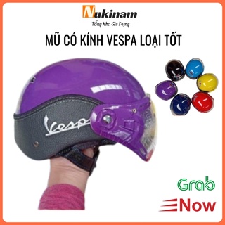 Mũ bảo hiểm có kính Vespa đẹp  - Tổng kho gia dụng NUKINAM
