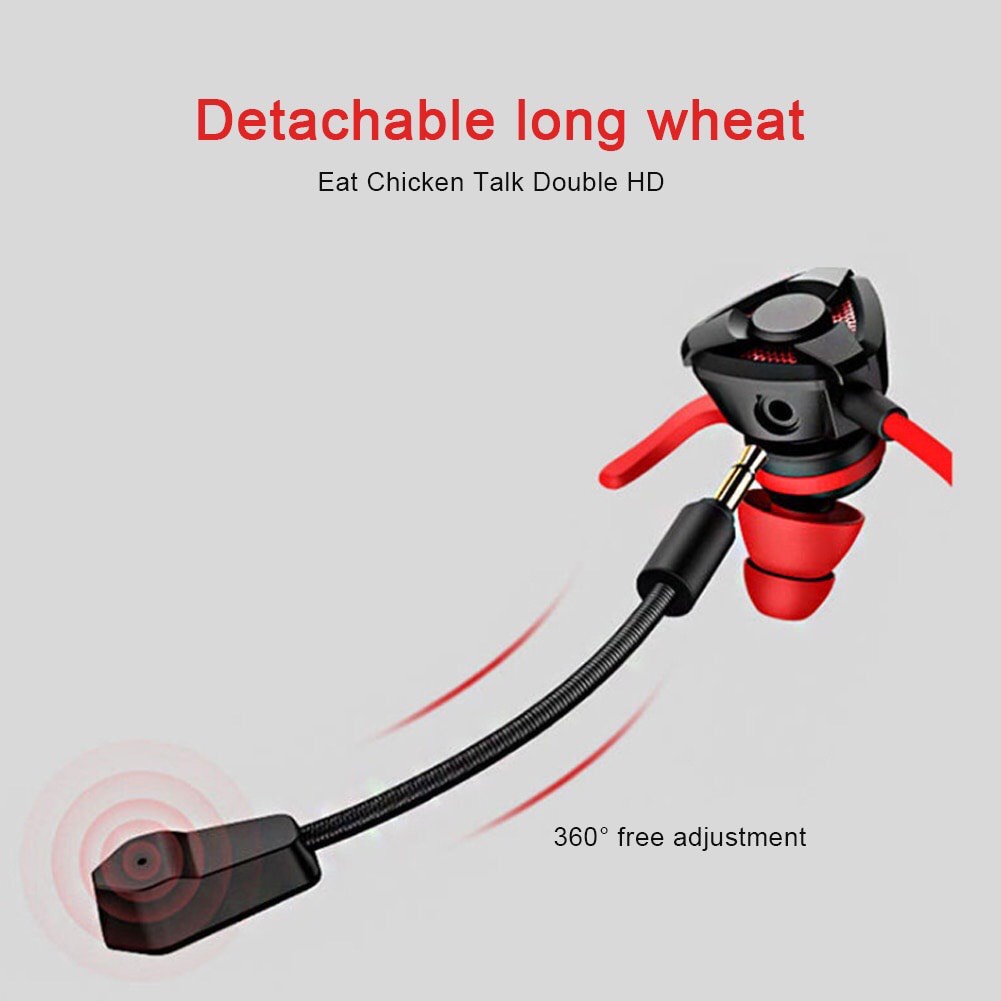 Tai nghe gaming có mic cho điện thoại G9 PRO tai nghe chơi game PUBG mobile / FF / ROS / Tốc chiến mic rời 360° earp