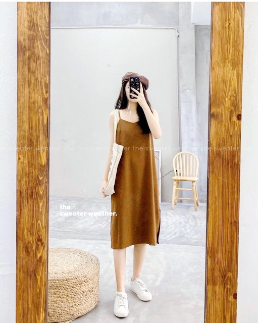 Váy 2 dây nữ hàng thiết kế | BigBuy360 - bigbuy360.vn