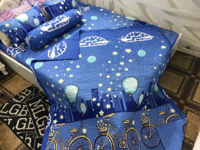 Set chăn trần hè va ga gối trơn | BigBuy360 - bigbuy360.vn