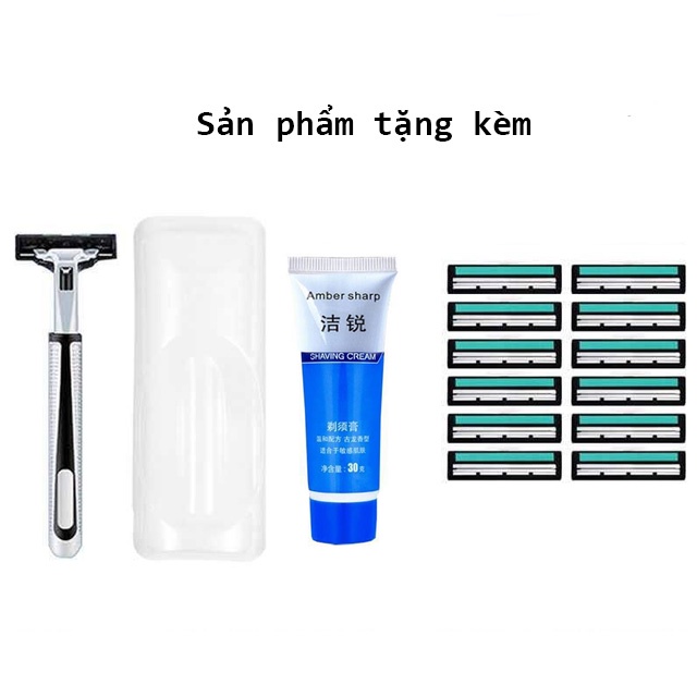 Tông đơ chấn viền cắt tóc đa năng 4 in1 Kemei-700B, 1200mah pin trâu sạc nhanh, Tặng kèm bộ dao cạo râu cao cấp