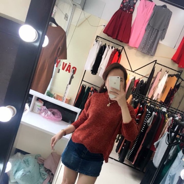 Áo len nhung